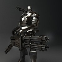 war machine rendition 3D Art Work In Progress