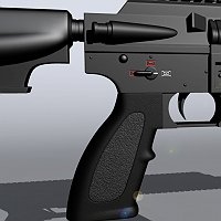 HK416 Assault Rifle 3D Art Work In Progress