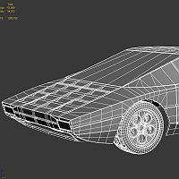 Lamborghini Bravo 3D Art Work In Progress