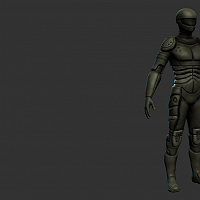 Sci-fi Character in progress please leave me some feedback! 3D Art Work In Progress